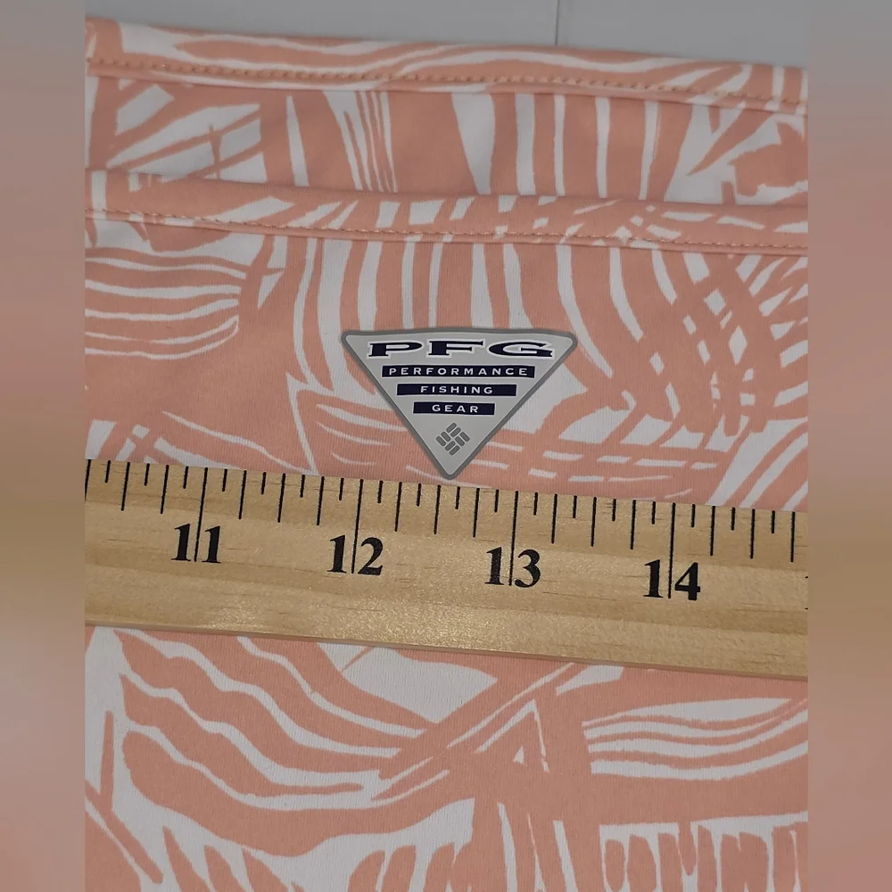 Columbia Sportswear Women's PFG Fishing Dress Size 3X Peach White AE-0972 - Picture 6 of 10